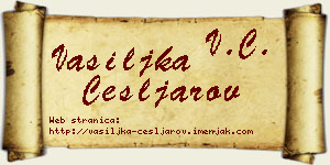 Vasiljka Češljarov vizit kartica